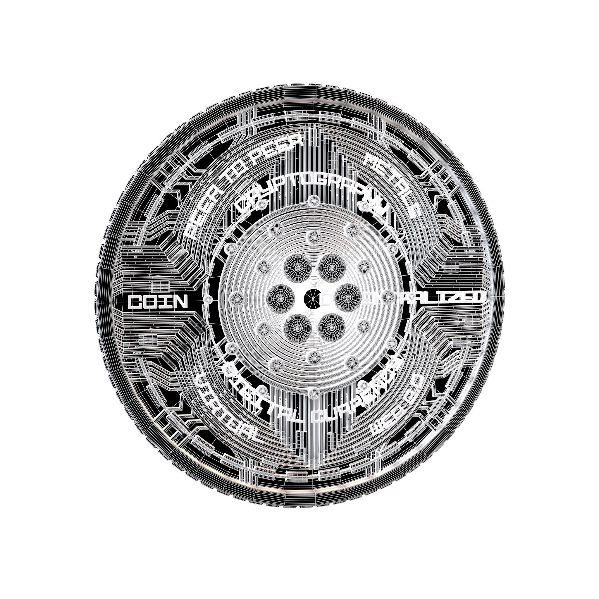 Cardano Coin v6 001 3D model_11