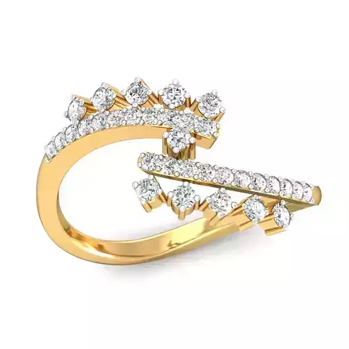 Solitaire Engagement Ring 3D print model