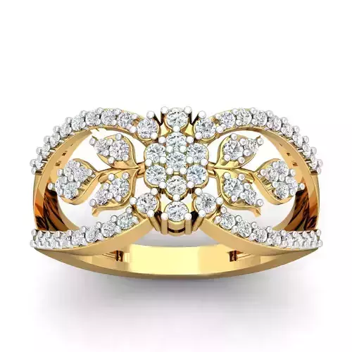 Solitaire Engagement Ring 3D print model