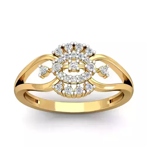 Solitaire Engagement Ring 3D print model