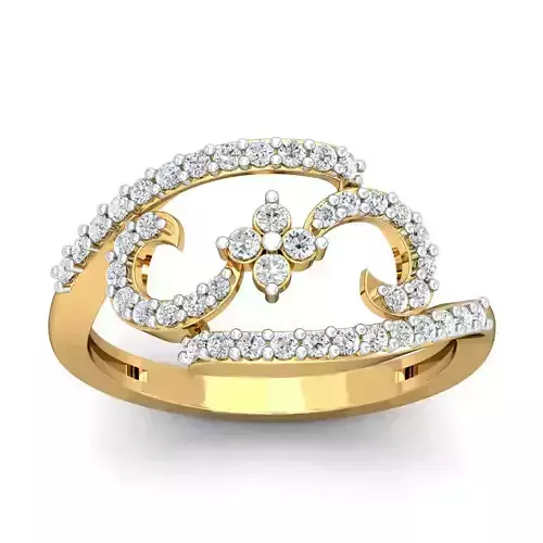 Solitaire Engagement Ring 3D print model