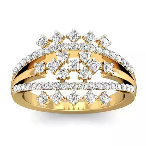Solitaire Engagement Ring 3D print model
