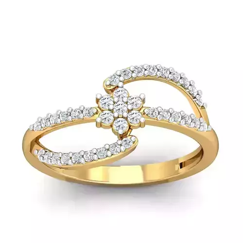 Solitaire Engagement Ring 3D print model