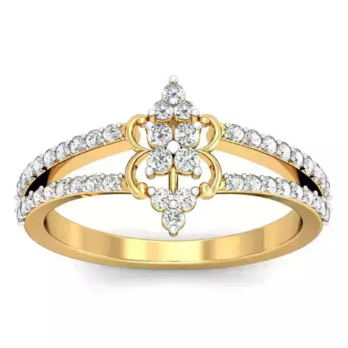 Solitaire Engagement Ring 3D print model