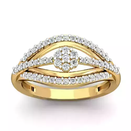 Solitaire Engagement Ring 3D print model