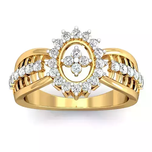 Solitaire Engagement Ring 3D print model