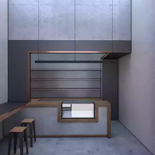 Take away coffee shop