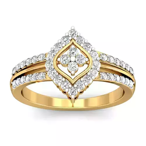 Solitaire Engagement Ring 3D print model