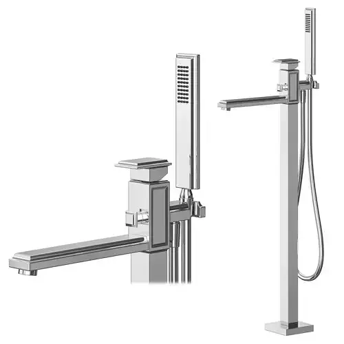 Gessi eleganza bath mixer 3D model