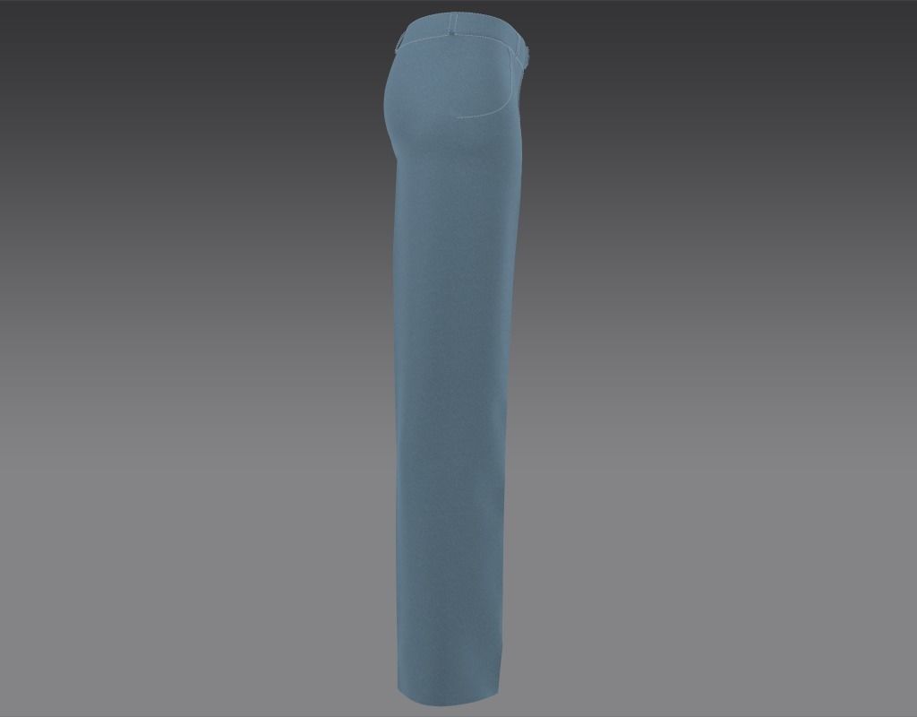 pants-Marvelous Designer 3D model_4