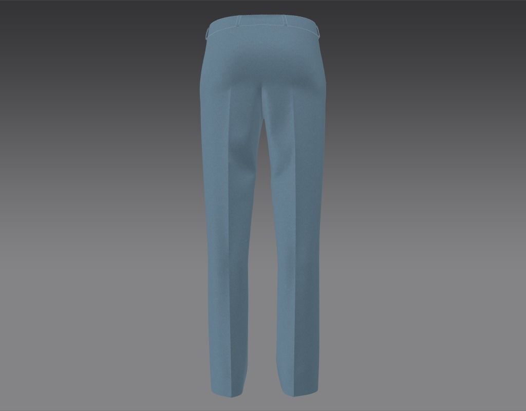 pants-Marvelous Designer 3D model_6