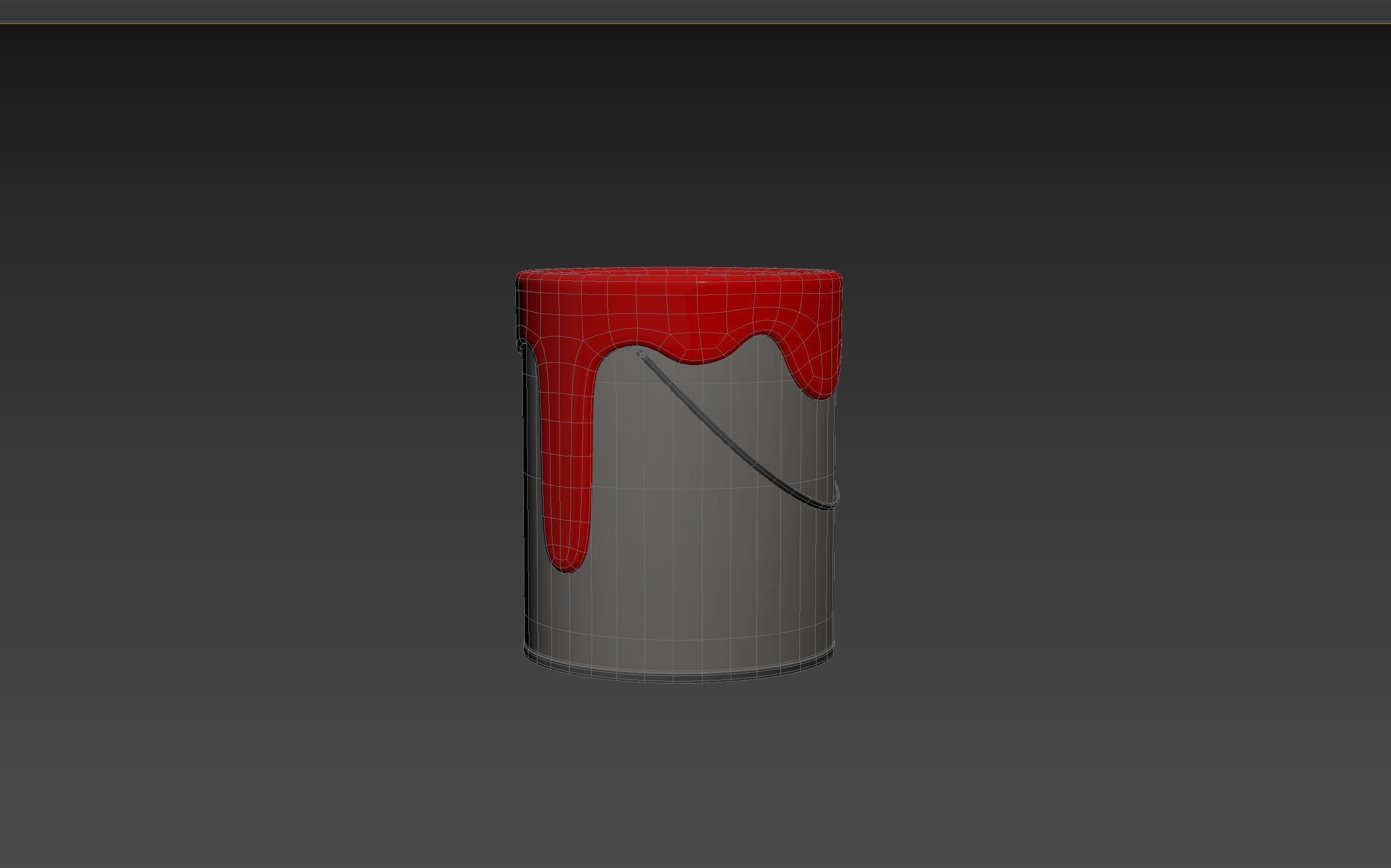 Cartoon Paint Bucket 3D model_22