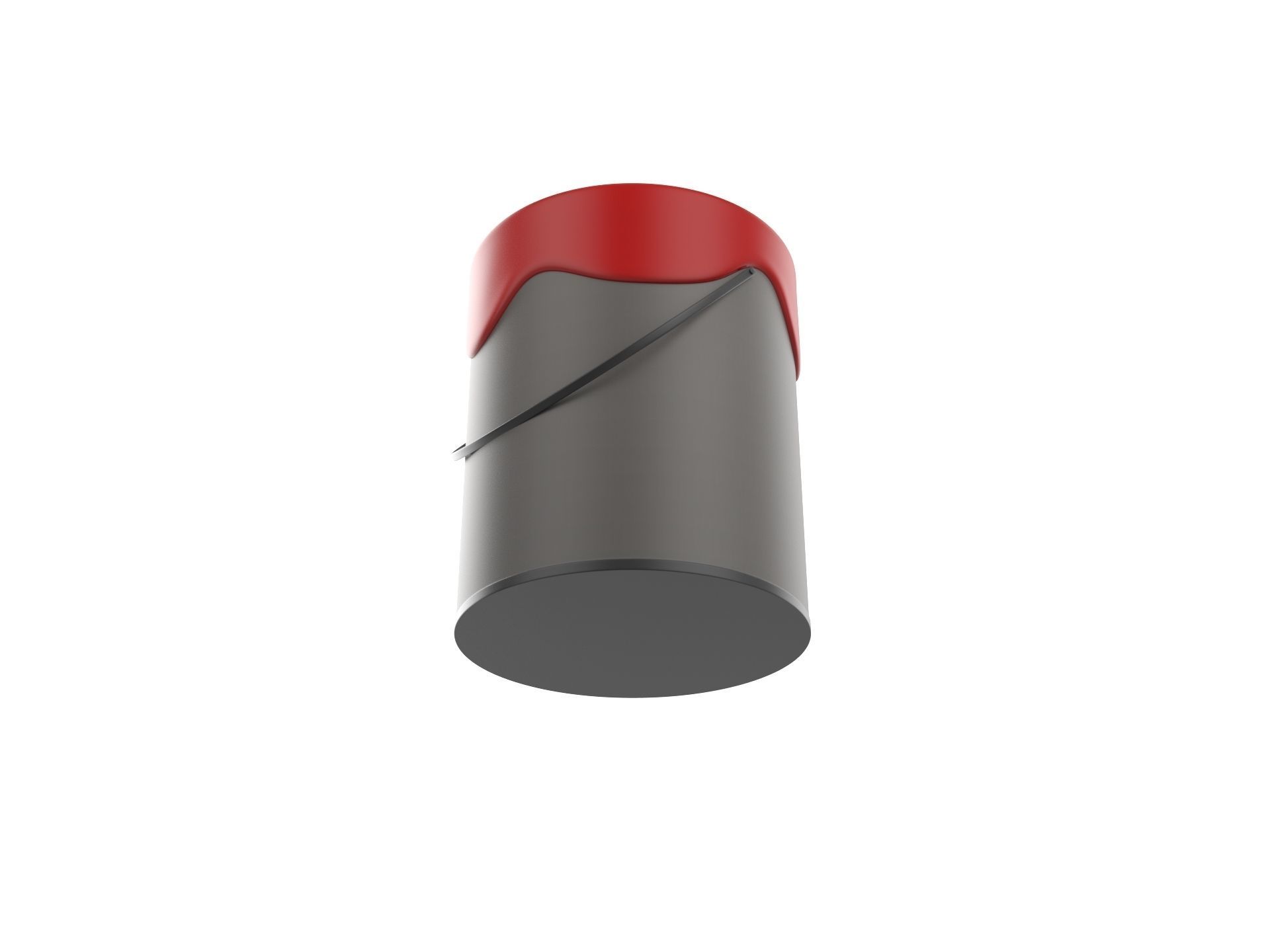 Cartoon Paint Bucket 3D model_4