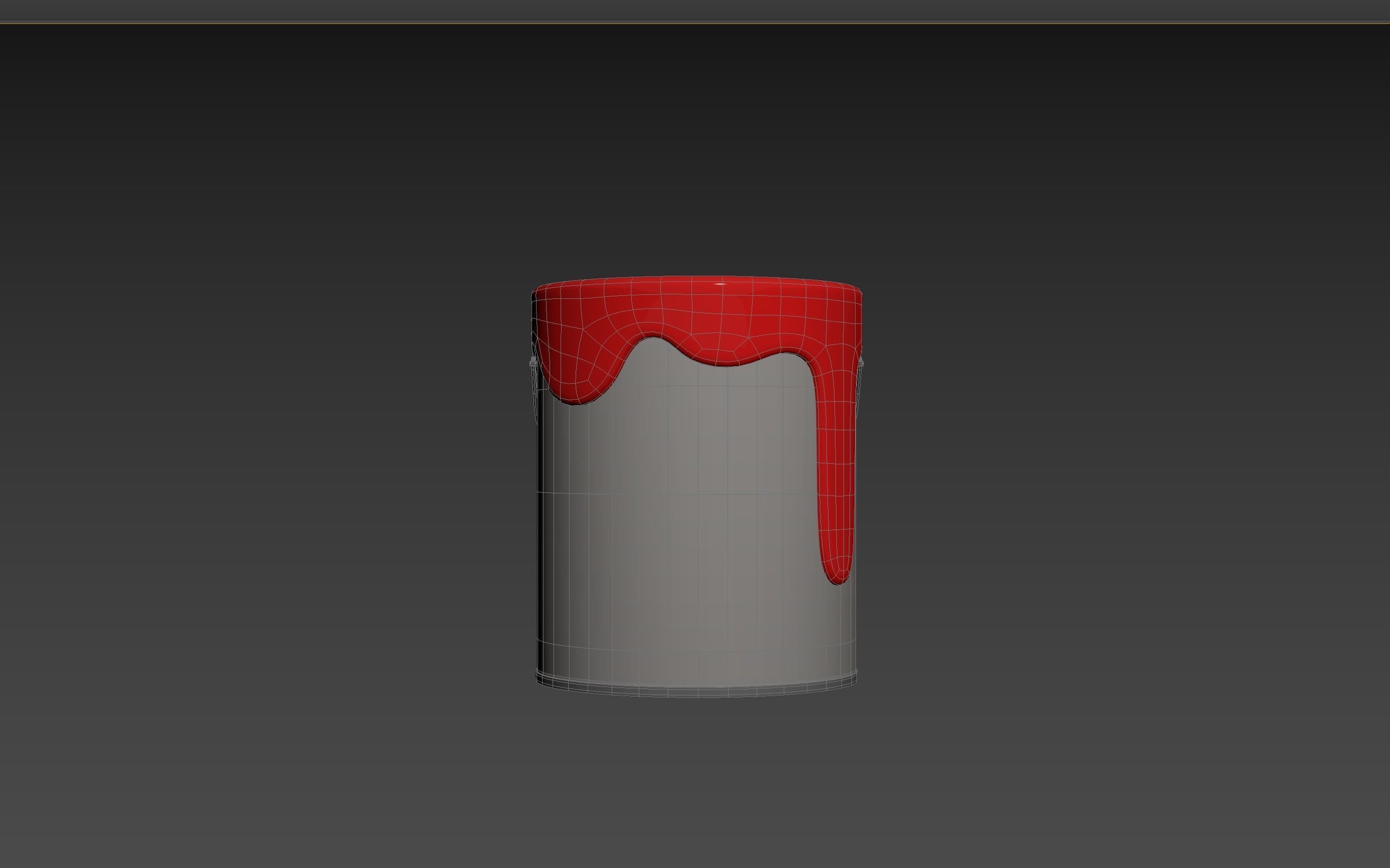 Cartoon Paint Bucket 3D model_13