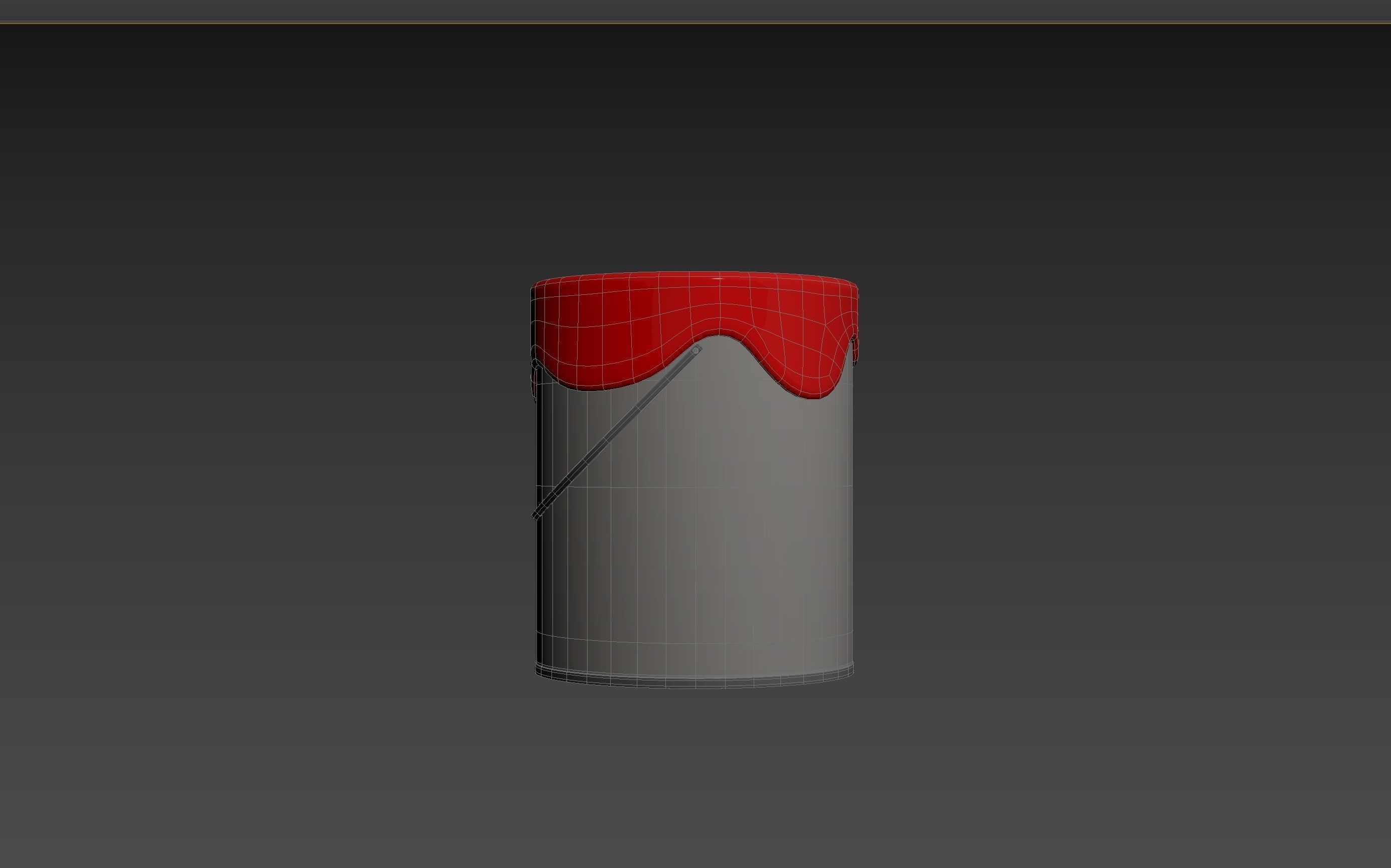 Cartoon Paint Bucket 3D model_16