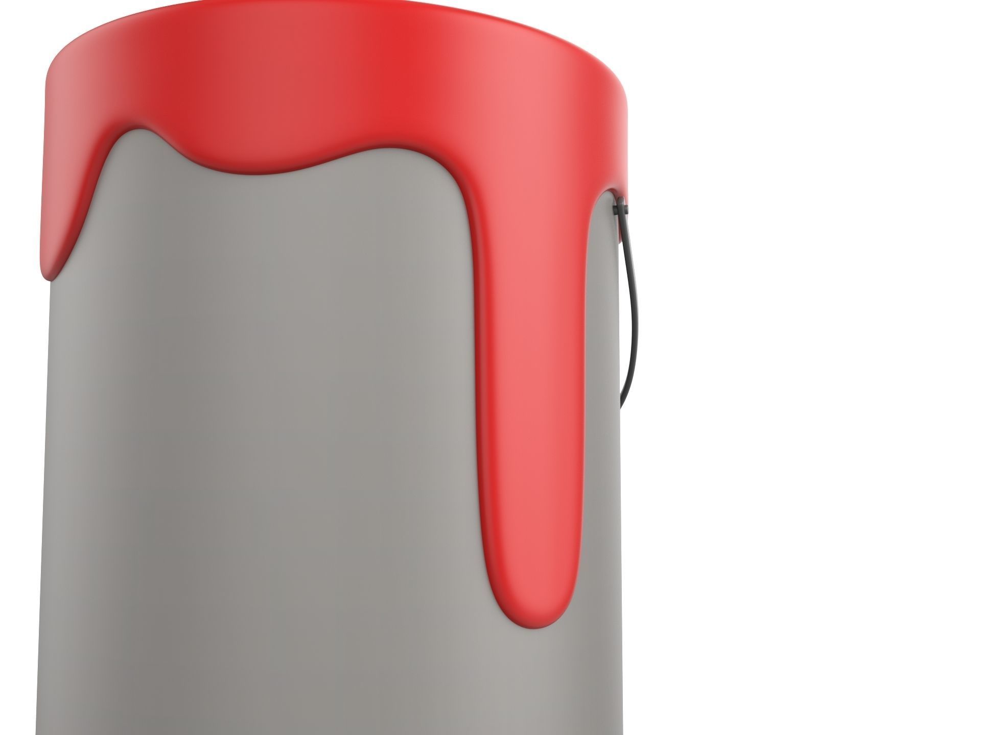 Cartoon Paint Bucket 3D model_8