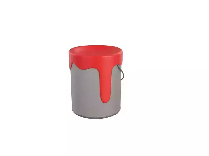 Cartoon Paint Bucket