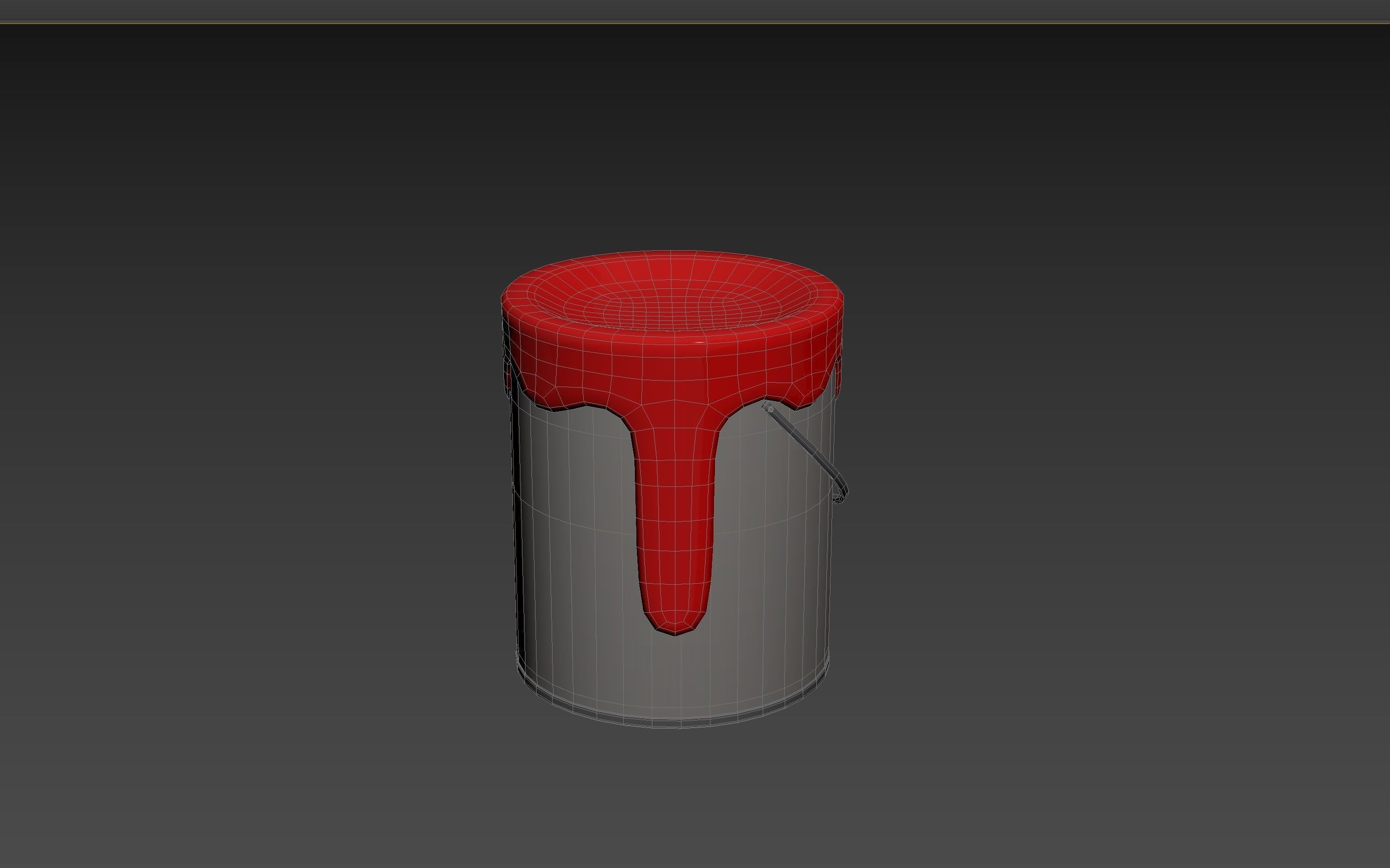 Cartoon Paint Bucket 3D model_11