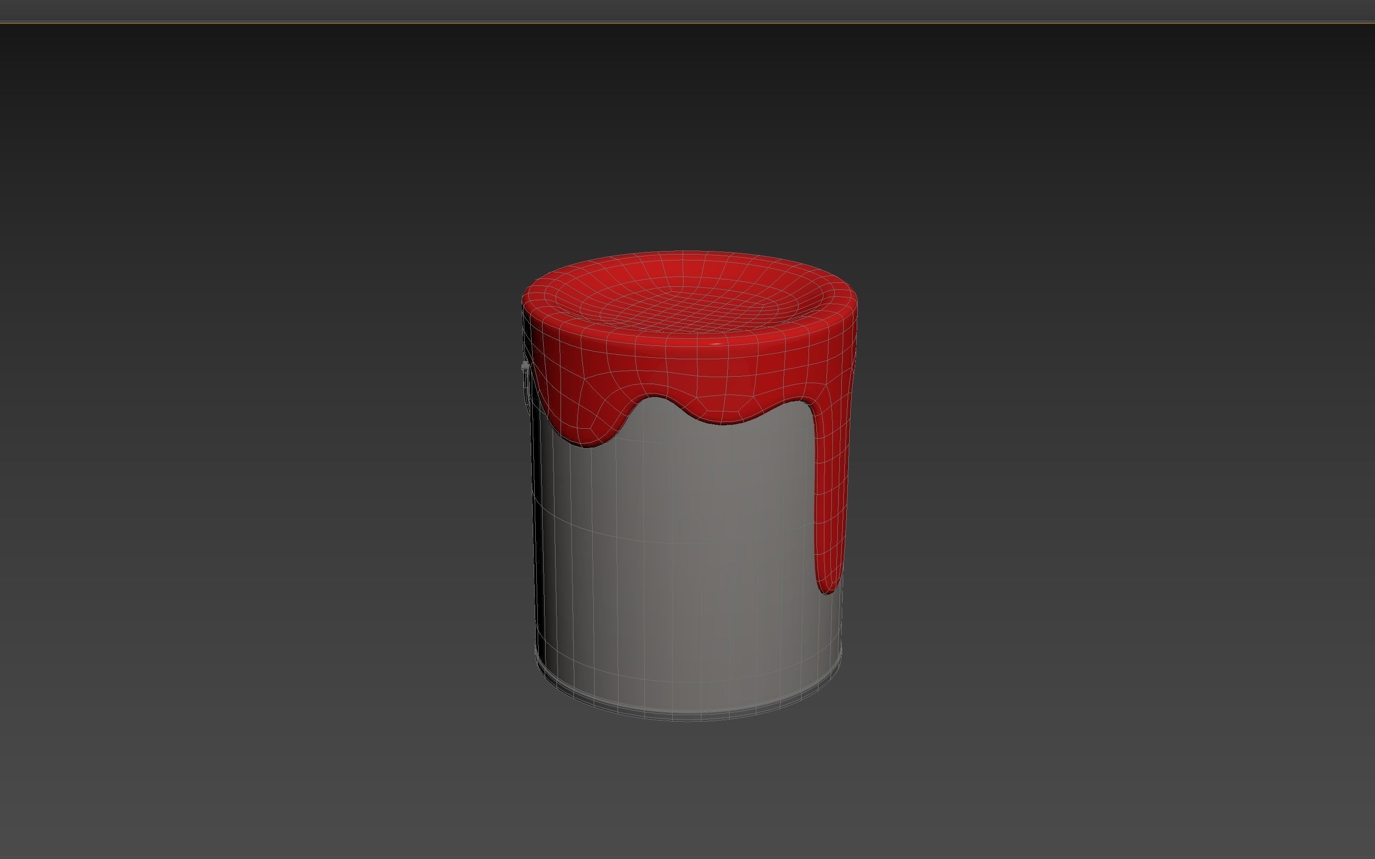 Cartoon Paint Bucket 3D model_14