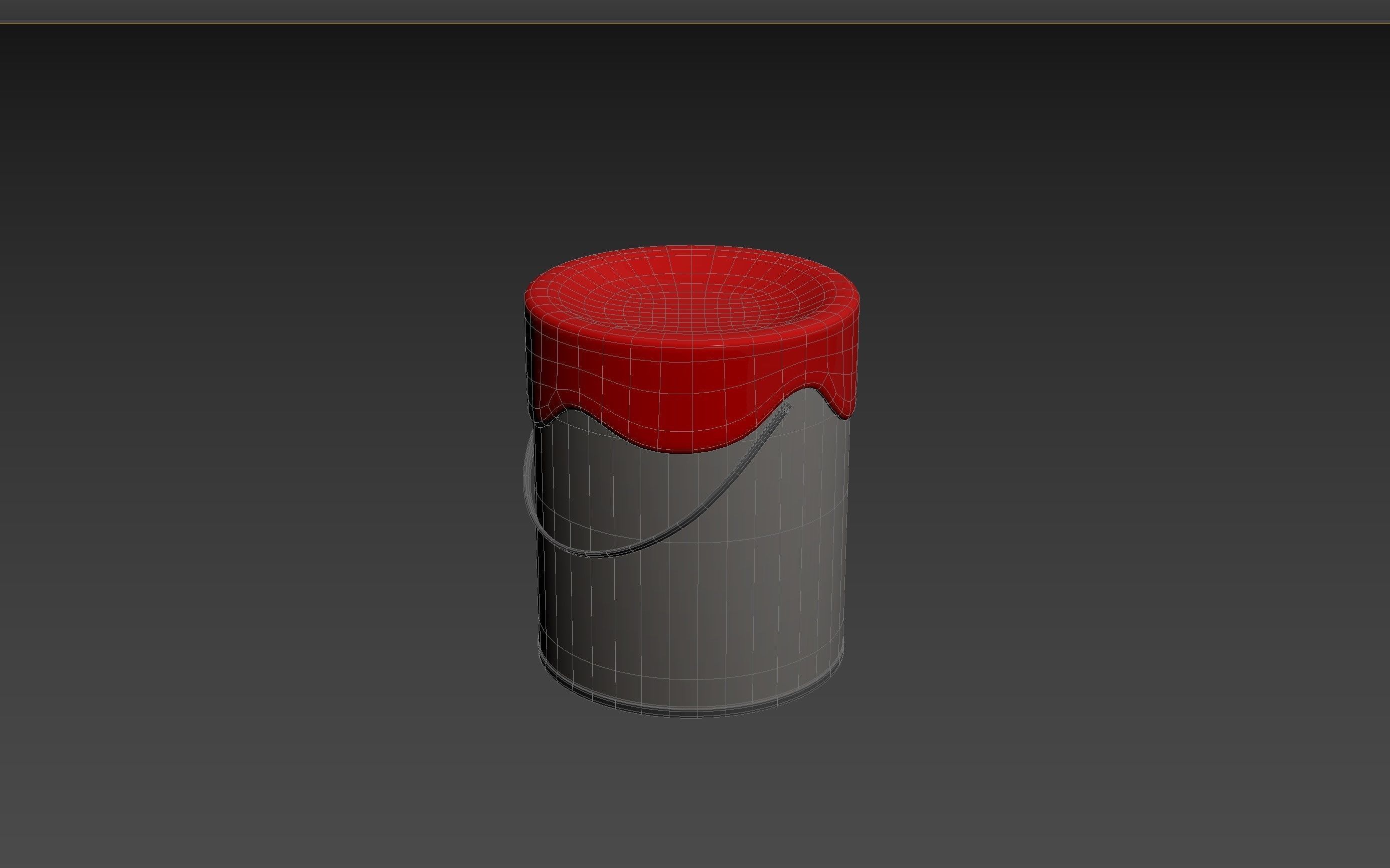 Cartoon Paint Bucket 3D model_18