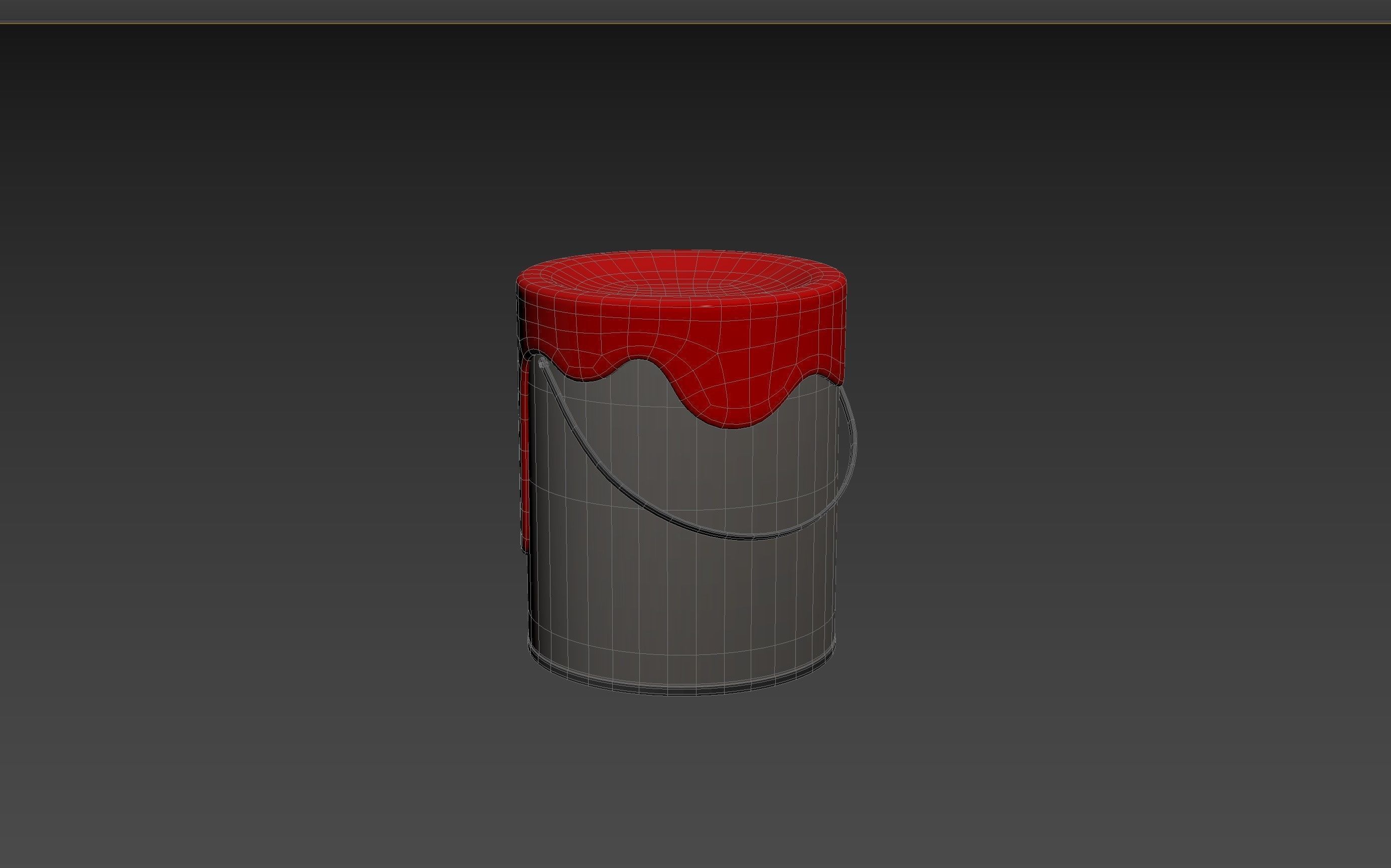 Cartoon Paint Bucket 3D model_21