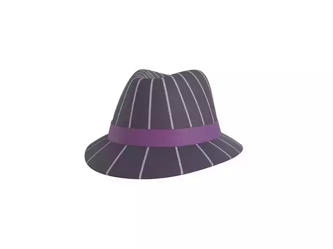 Prop091 Fedora Hat 3D model