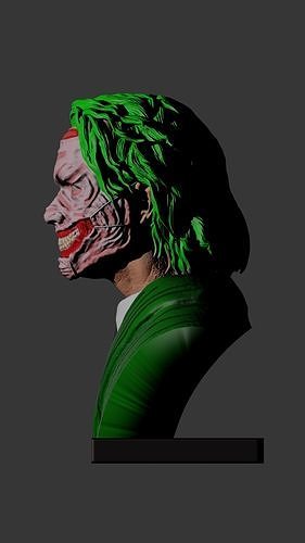 Heath ledger joker 3D print model