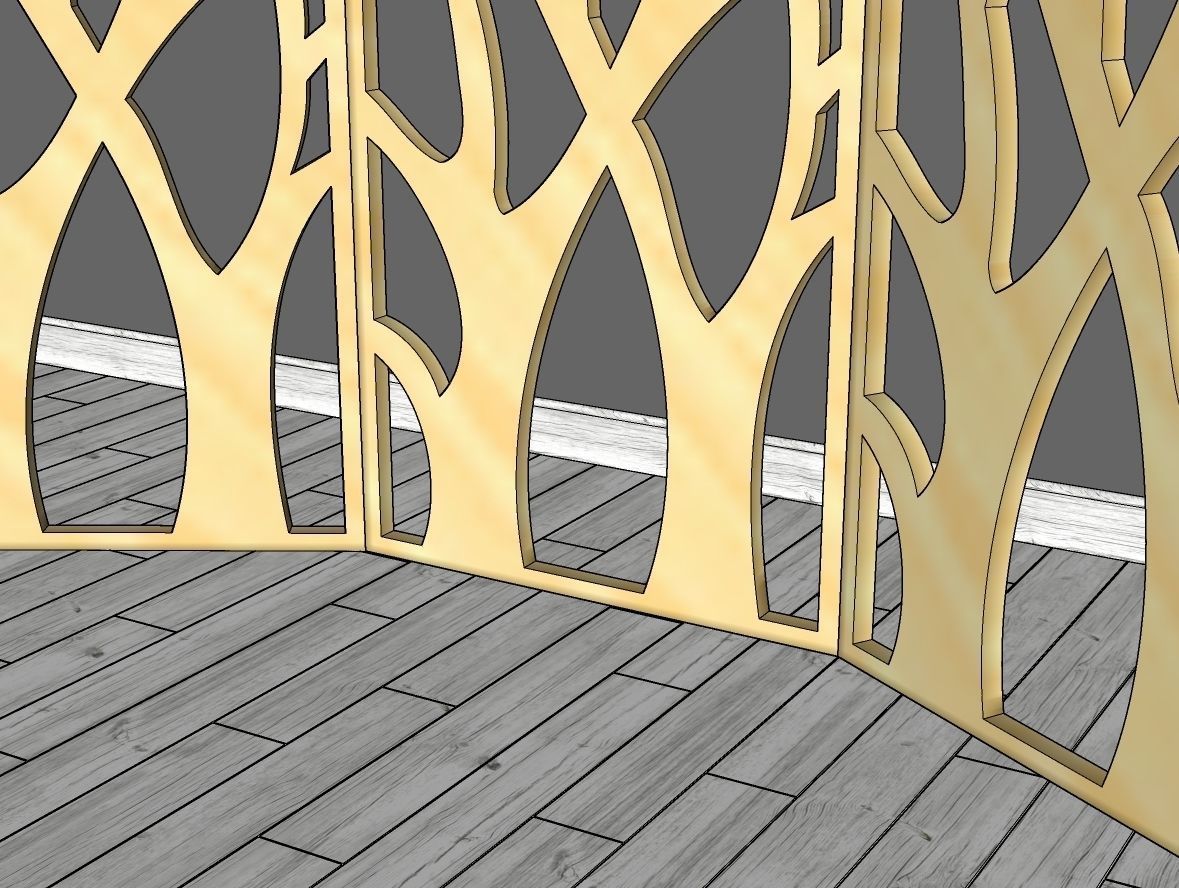 Decorative Panel 5 3D model_7