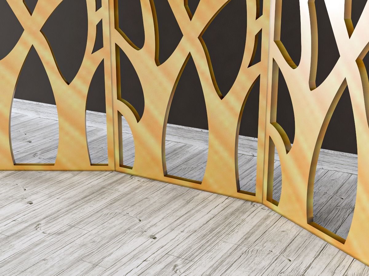 Decorative Panel 5 3D model_3