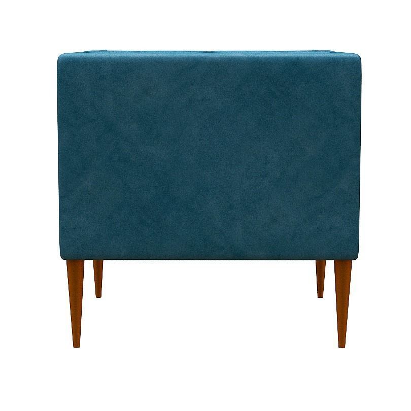 Armchair velvet Low-poly 3D model_5