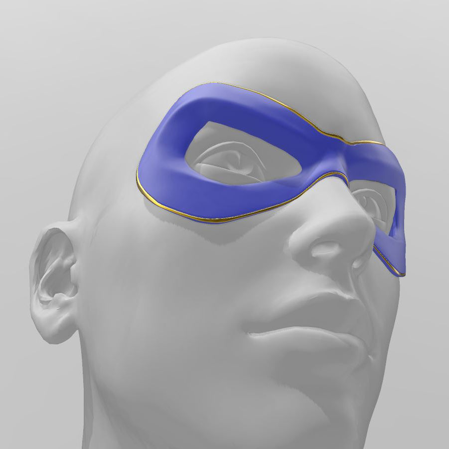 Ms Marvel - Kamala Khan HQ Mask - Fan Made - STL 3D Model 3D print model_6