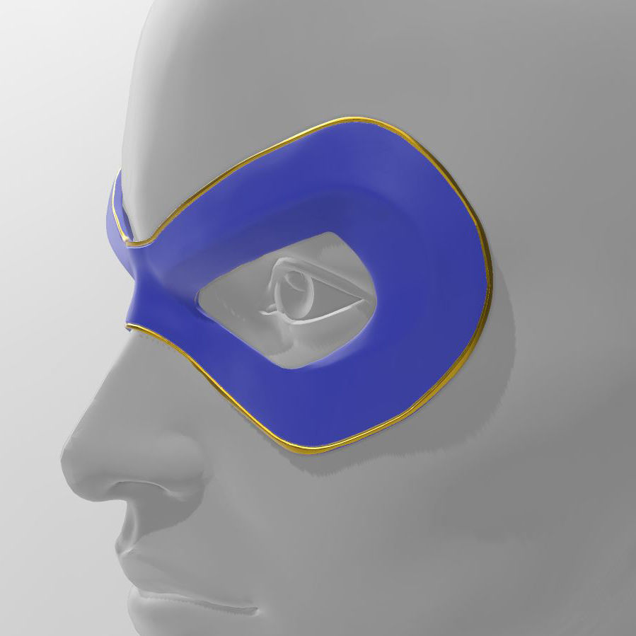 Ms Marvel - Kamala Khan HQ Mask - Fan Made - STL 3D Model 3D print model_4