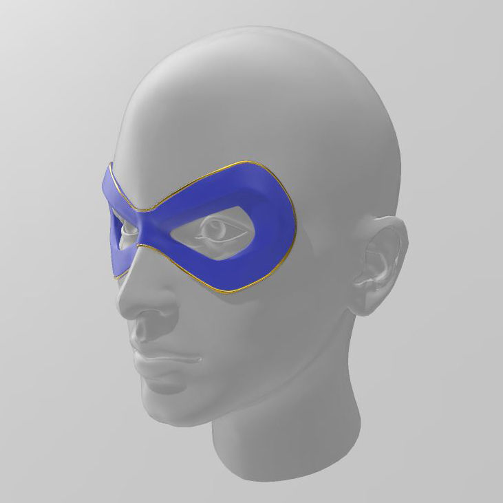 Ms Marvel - Kamala Khan HQ Mask - Fan Made - STL 3D Model 3D print model_3
