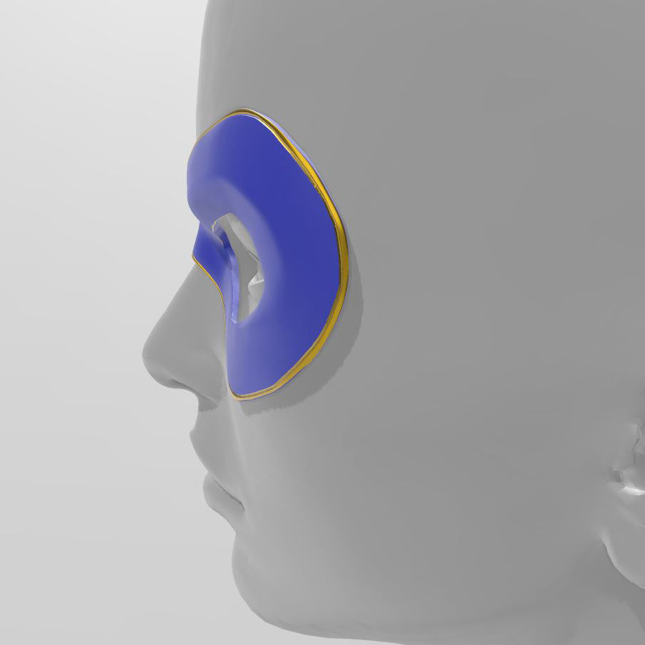 Ms Marvel - Kamala Khan HQ Mask - Fan Made - STL 3D Model 3D print model_5