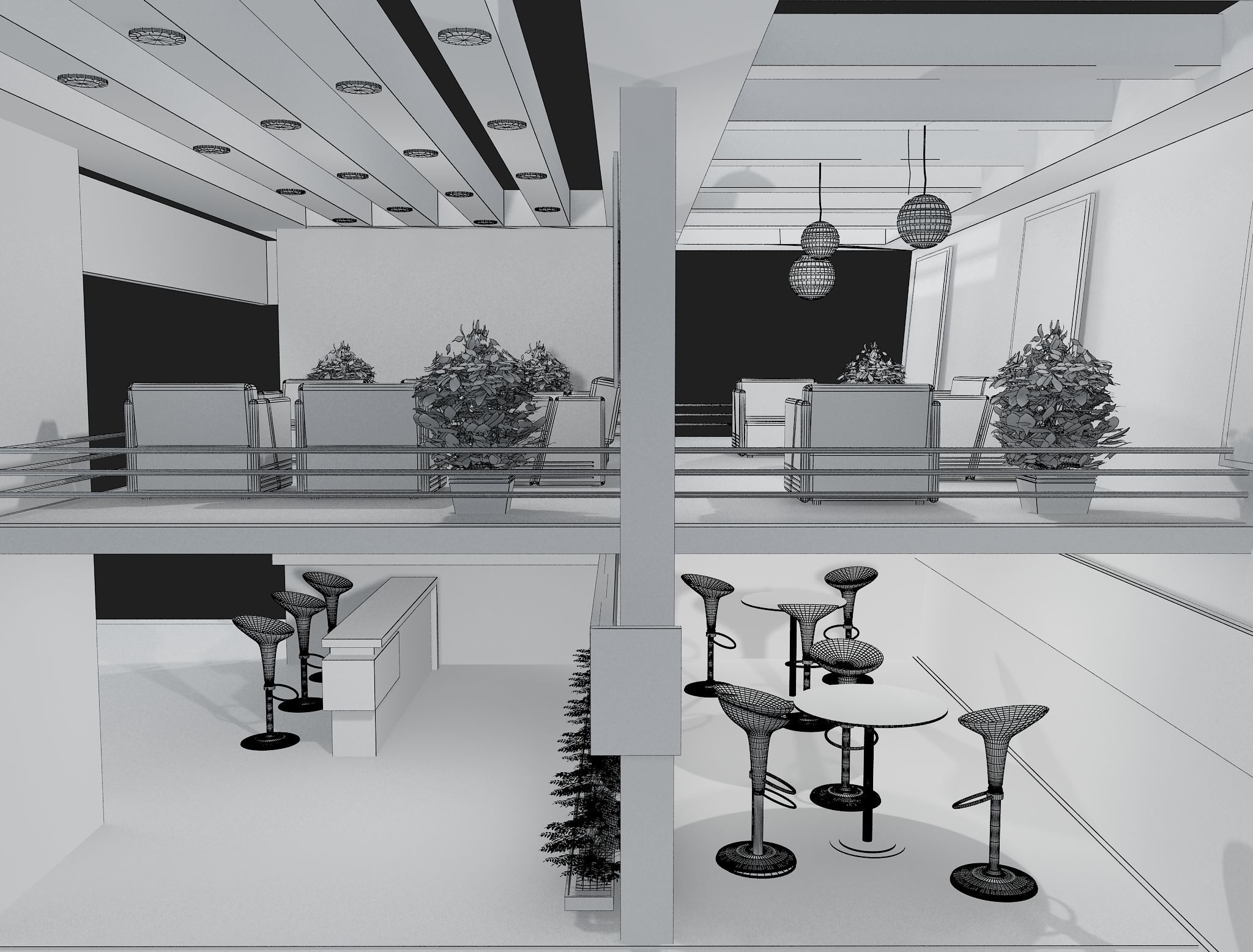 Booth Exhibition Stand a448a 3D model_19