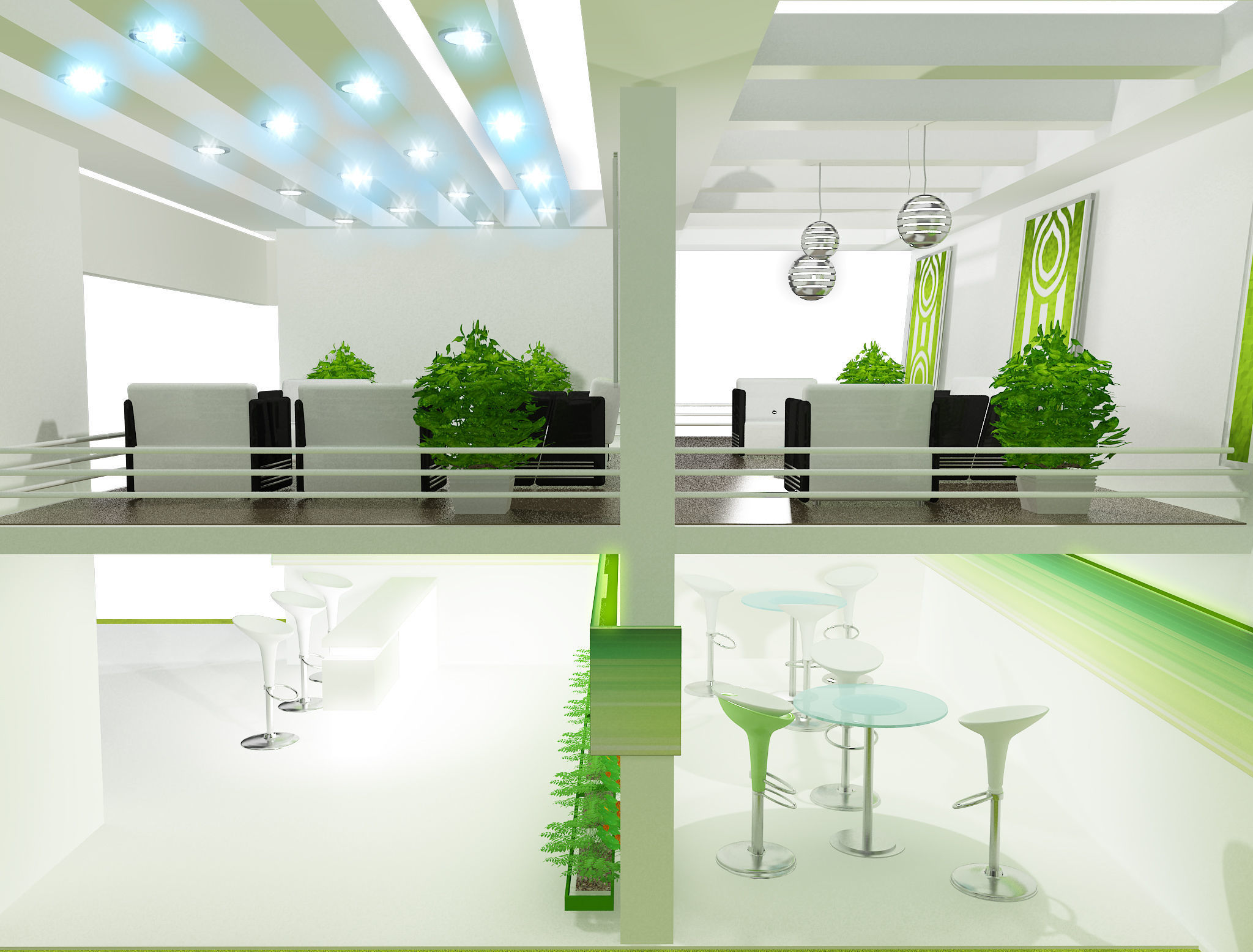 Booth Exhibition Stand a448a 3D model_18