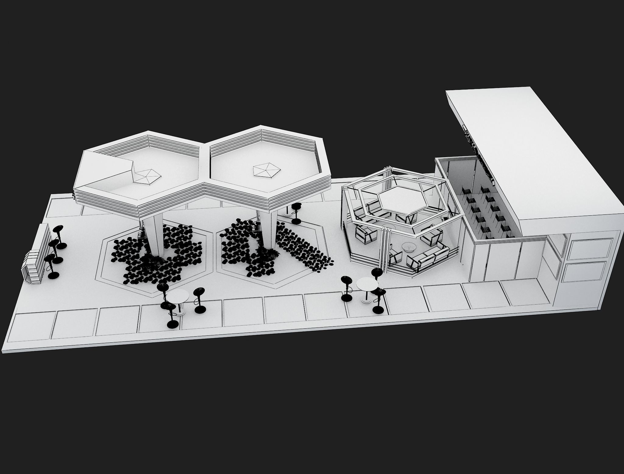 Booth Exhibition Stand a449a  3D model_9