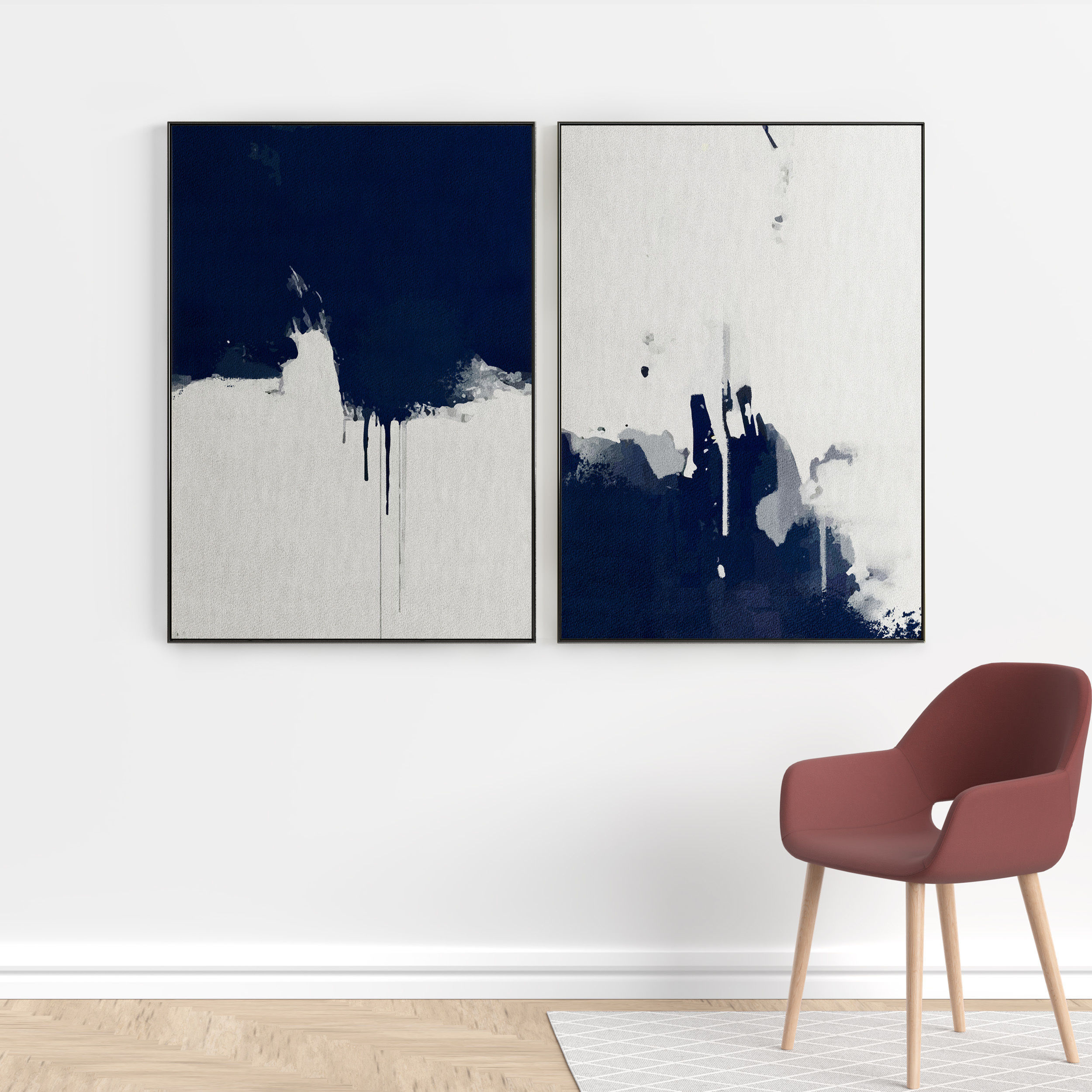 Photo Frame 205 Low-poly 3D model_4