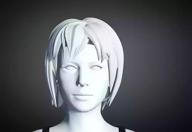 3D Hair style for Female 37 3D model