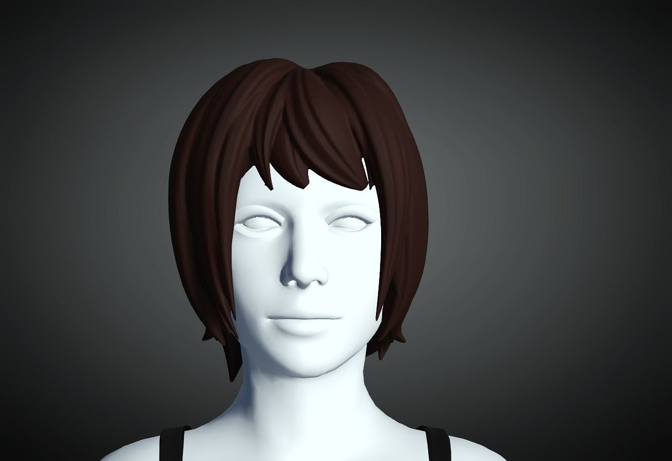 3D Hair style for Female 38 3D model 3D print model_3