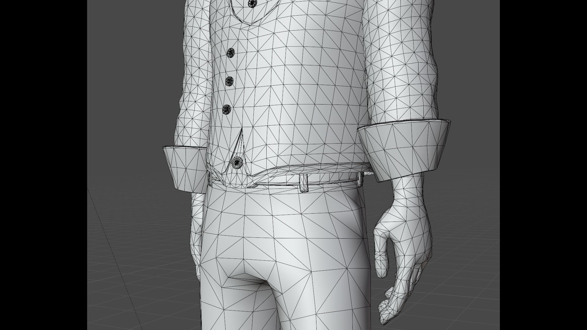 Sikh Sardar ji 3D Character Low-poly 3D model_8