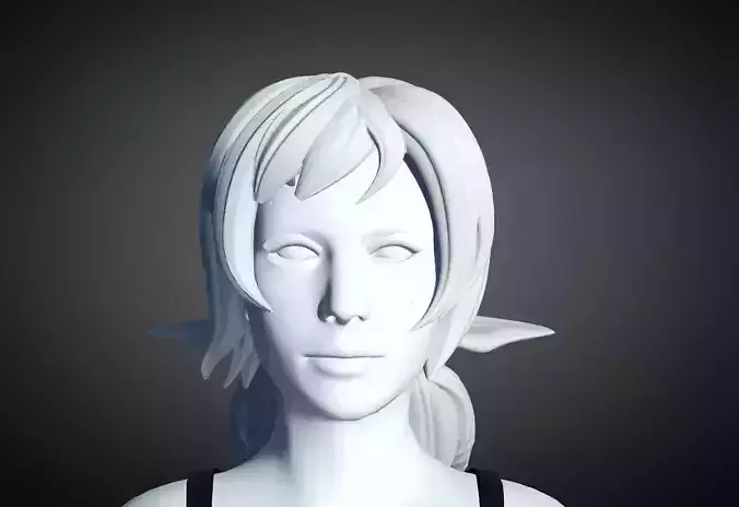 3D Hair style for Female 40 3D model