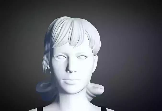 3D Hair style for Female 42 3D model