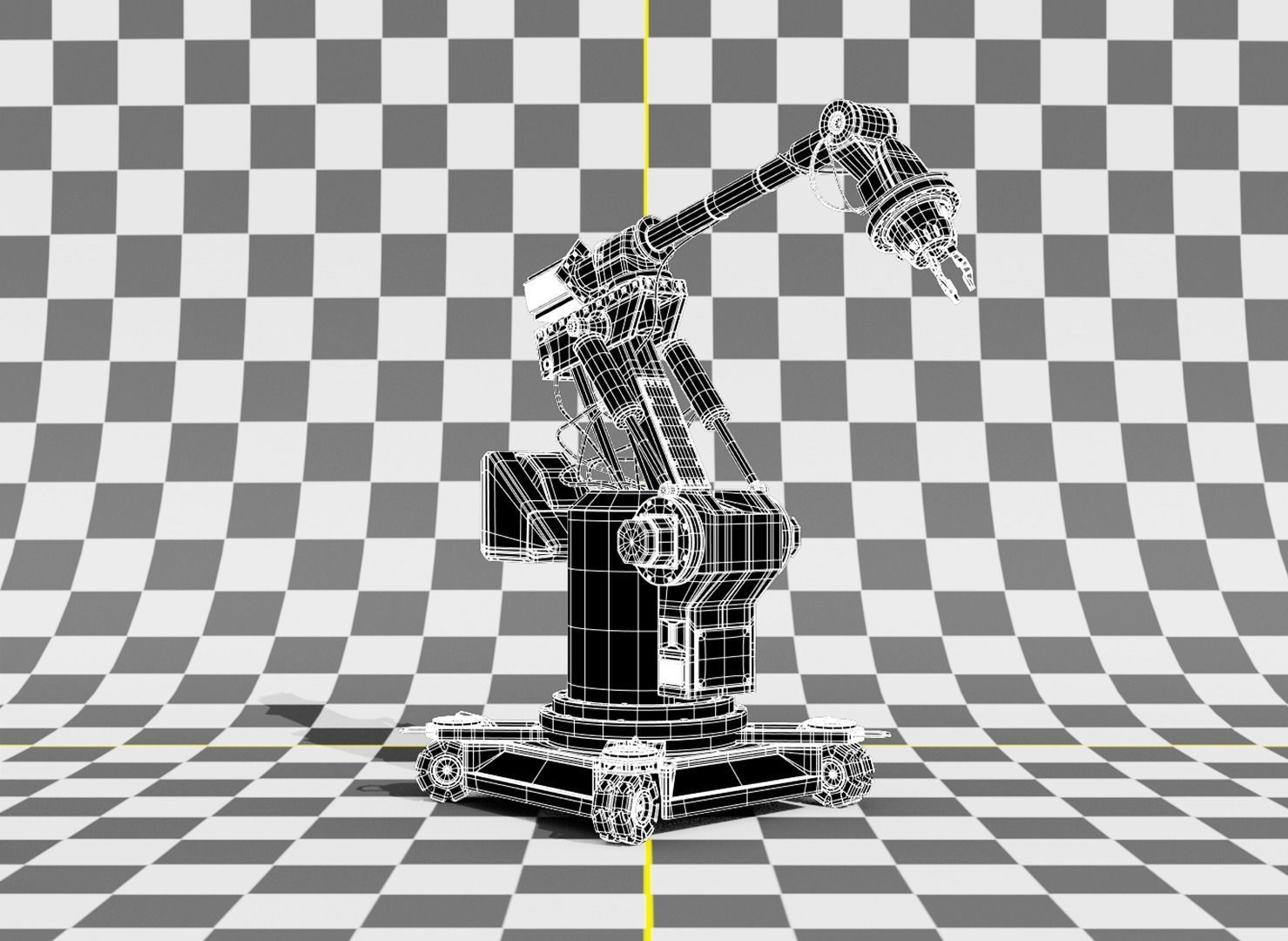 DUM-E Robot Iron Man 3D model_4