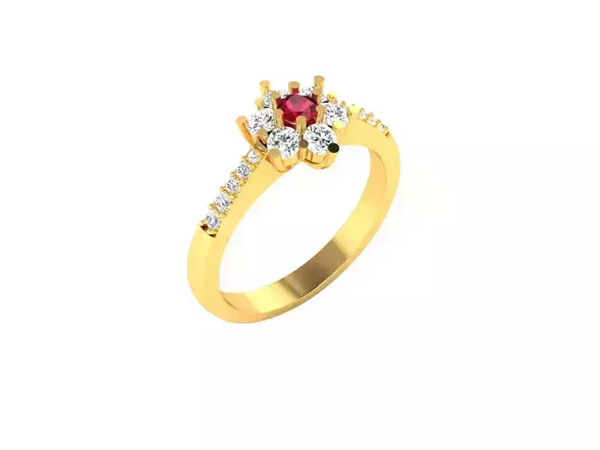 Solitaire Women Engagement Wedding Ring