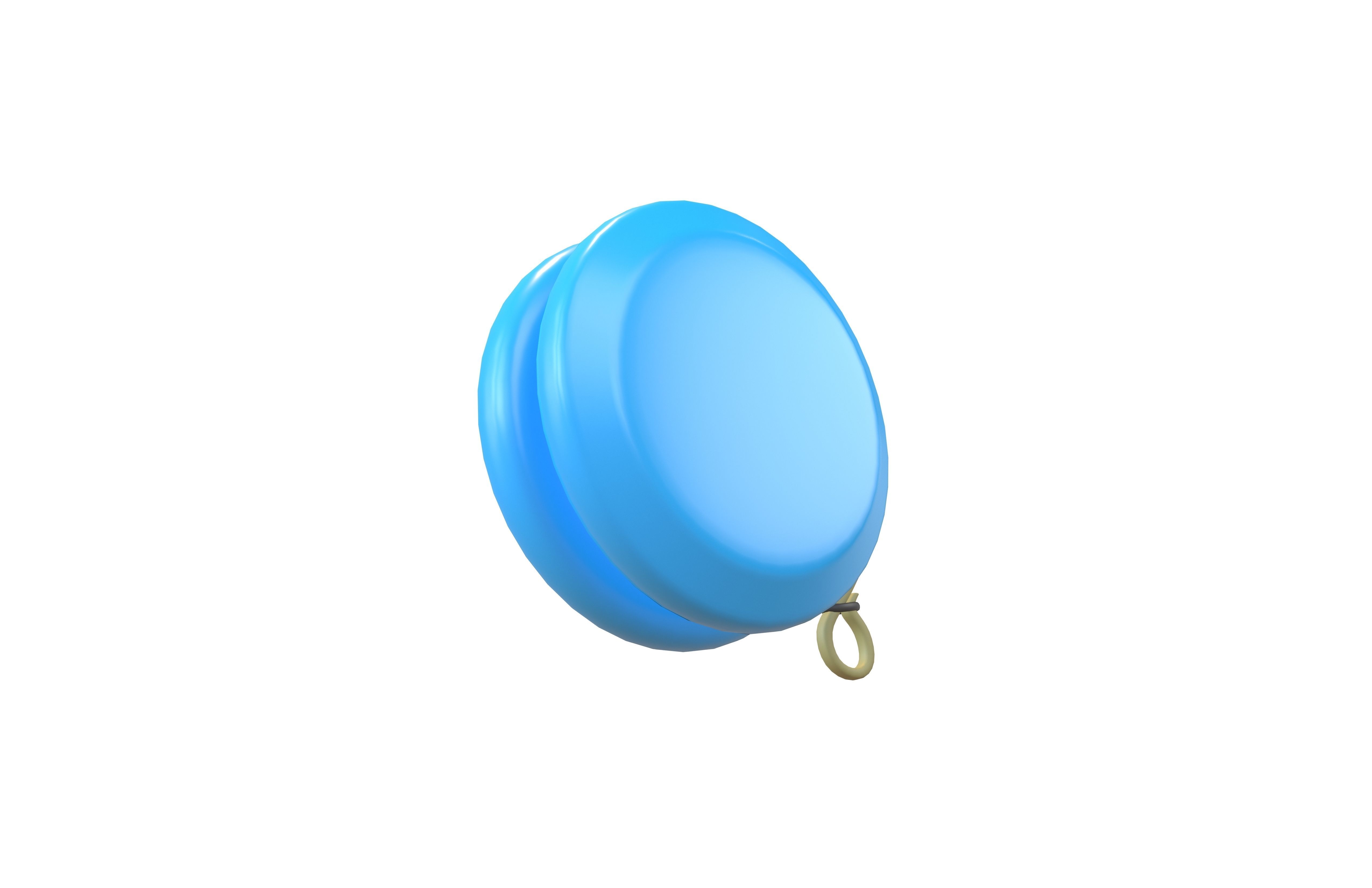 Yoyo v1 003 Low-poly 3D model_2