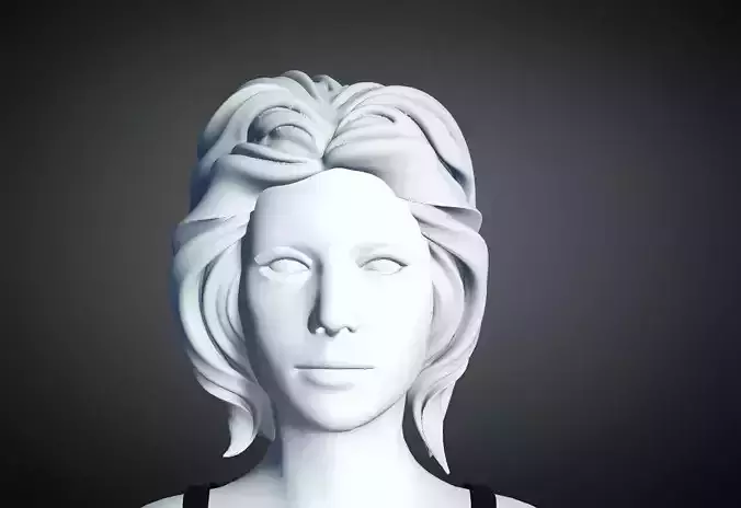 3D Hair style for Female 49 3D model