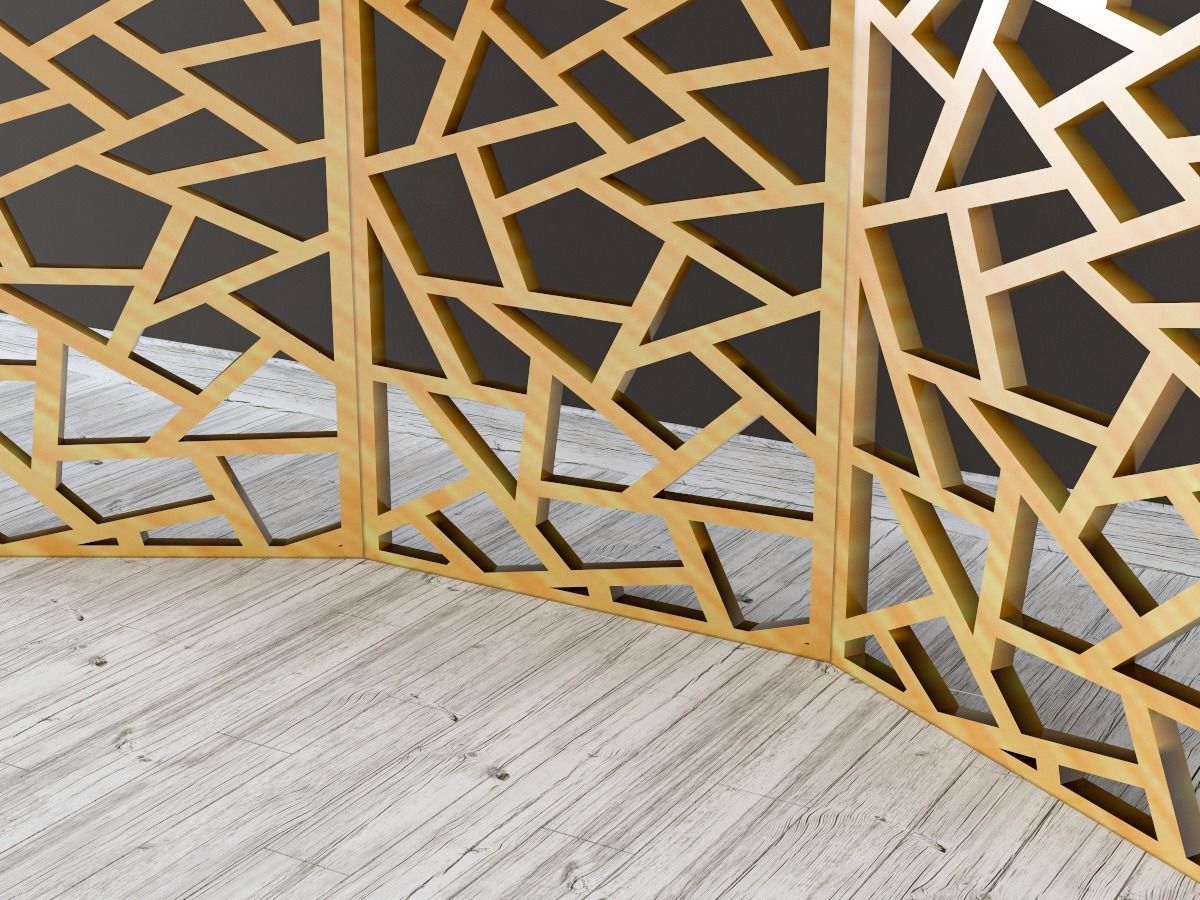 Decorative Panel 6 3D model_3