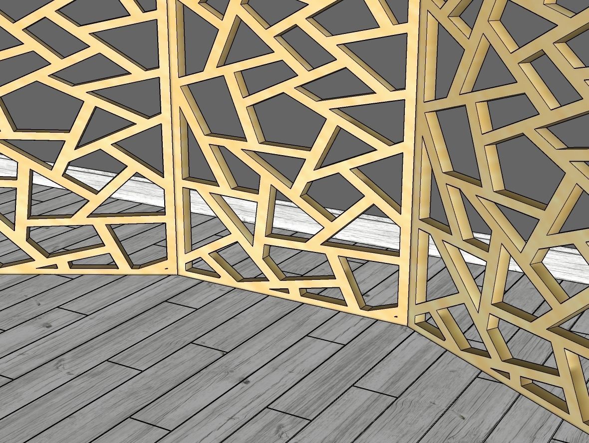Decorative Panel 6 3D model_7