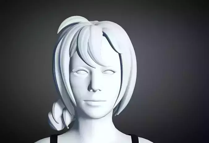 3D Hair style for Female 50 3D model